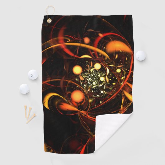 Serviette De Golf Heartbeat (En situation)