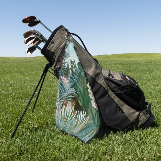 Serviette De Golf Henri Rousseau - La jungle équatoriale (Vert)