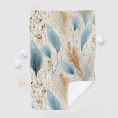 Serviette De Golf Herbe de Pampas colorée (En situation)