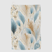 Serviette De Golf Herbe de Pampas colorée (Devant)