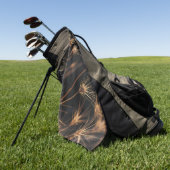 Serviette De Golf Herbe Sauvage À Courte Éclatement Unique (Vert)