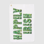 Serviette De Golf Heureux Irish Golf Towel (Devant)
