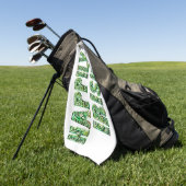 Serviette De Golf Heureux Irish Golf Towel (Vert)
