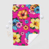 Serviette De Golf Hibiscus tropical (En situation)