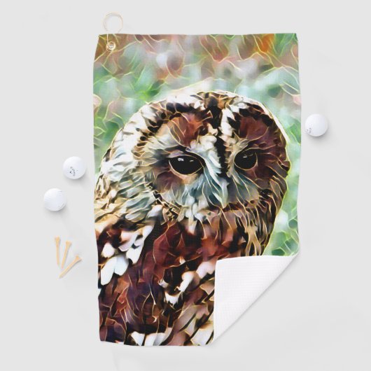 SERVIETTE DE GOLF HIBOU (En situation)