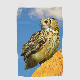 Serviette De Golf Hibou grand-duc