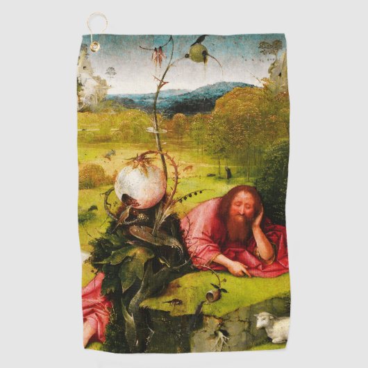 Serviette De Golf Hieronymus Bosch - Saint Jean Baptiste (Devant)