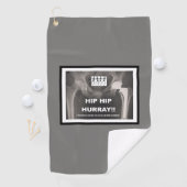 Serviette De Golf Hip Hip Hurray - Félicitations pour le remplacemen (En situation)
