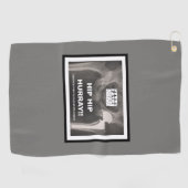Serviette De Golf Hip Hip Hurray - Félicitations pour le remplacemen (Horizontal)