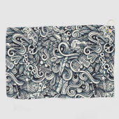 Serviette De Golf Hippy En Soixante (Horizontal)