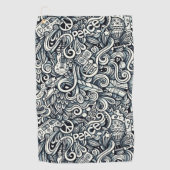 Serviette De Golf Hippy En Soixante (Devant)