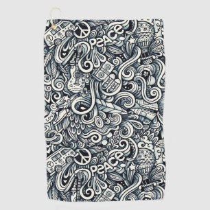 Serviette De Golf Hippy En Soixante