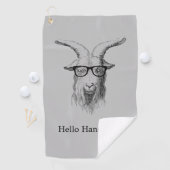 Serviette De Golf Hipster goat (En situation)