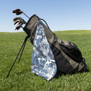 Serviette De Golf Hiver Camouflage bleu neige, Militaire, Armée