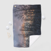 Serviette De Golf Hiver Sunrise I Pastel Paysage naturel (En situation)