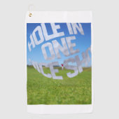 Serviette De Golf Hole In One Nice Shot Golf Towel (Devant)