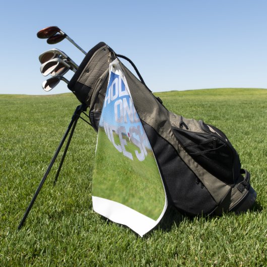 Serviette De Golf Hole In One Nice Shot Golf Towel (Vert)