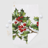 Serviette De Golf HollyBerries 002 (En situation)