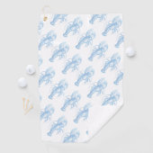 Serviette De Golf Homard bleu (En situation)