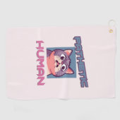 Serviette De Golf Homme pathétique - Drôle conception de chat (Horizontal)
