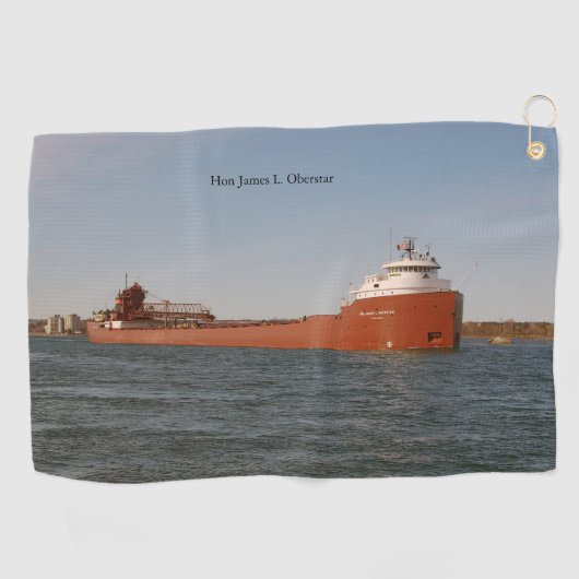 Serviette de golf Hon James L. Oberstar (Horizontal)