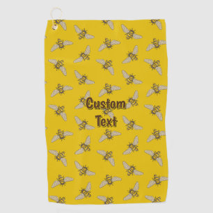 Serviette de golf Honeybee Motif