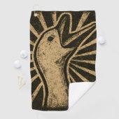 Serviette De Golf Honk Goose Funny Duck Chicken Mème (En situation)