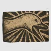 Serviette De Golf Honk Goose Funny Duck Chicken Mème (Horizontal)