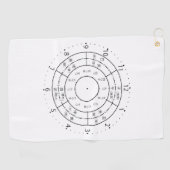 Serviette De Golf horloge eto (Horizontal)