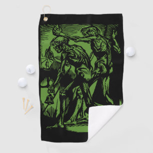 Serviette De Golf Horreurs Déterrées de Mineurs Morts pour Halloween