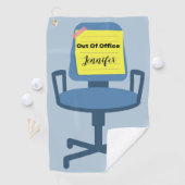 Serviette De Golf Hors Bureau (En situation)