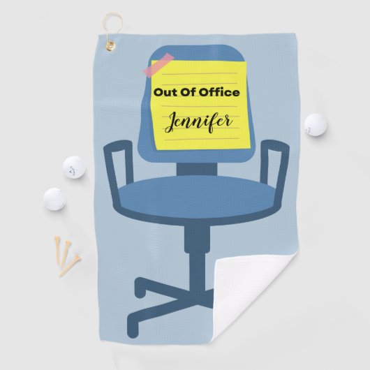 Serviette De Golf Hors Bureau (En situation)