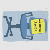 Serviette De Golf Hors Bureau (Horizontal)