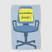 Serviette De Golf Hors Bureau (Devant)