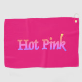 Serviette de golf Hot Pink (Horizontal)