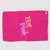 Serviette de golf Hot Pink (Horizontal)