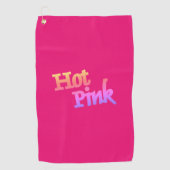 Serviette de golf Hot Pink (Devant)