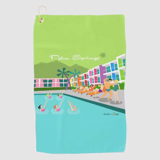 Serviette De Golf Hotel Palm Springs Golf Towel (Devant)
