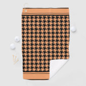 Serviette de golf Houndstooth (En situation)