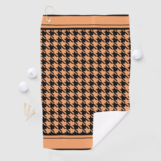 Serviette de golf Houndstooth (En situation)