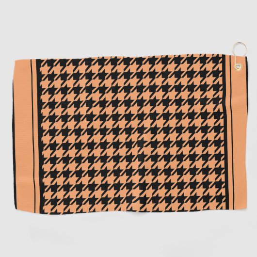 Serviette de golf Houndstooth (Horizontal)
