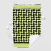 Serviette de golf Houndstooth (En situation)