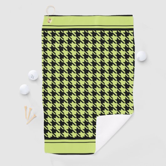 Serviette de golf Houndstooth (En situation)