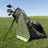 Serviette de golf Houndstooth (Vert)