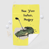 Serviette De Golf Housse de tête de golf Fun Gator (En situation)