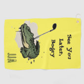 Serviette De Golf Housse de tête de golf Fun Gator (Horizontal)