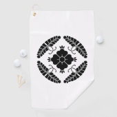 Serviette De Golf Huit wisterias (En situation)