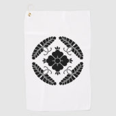 Serviette De Golf Huit wisterias (Devant)