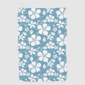 SERVIETTE DE GOLF HULA HAÏIENNE (HIBISCUS) ESCLAT BLEU (Devant)