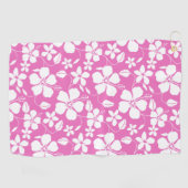 SERVIETTE DE GOLF HULA HAÏIENNE (HIBISCUS) ROSE (Horizontal)